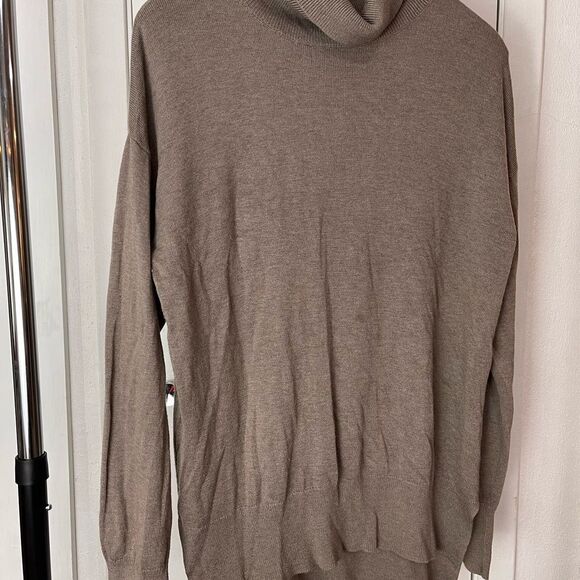 Joan Vass turtle neck tunic sweater - Picture 6 of 12